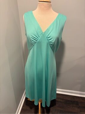 Vintage 70s teal dress 👗